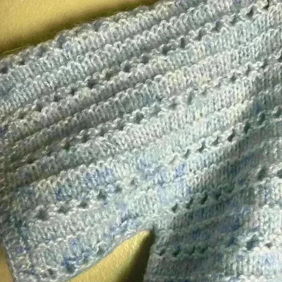 Handmade granny core , cottage core, short sleeve sweater handmade sweater. - Picture 3 of 4